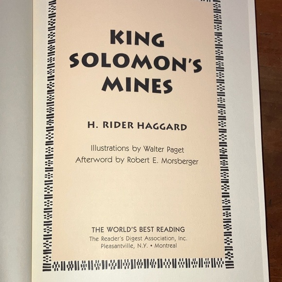 Book: King Solomon’s Mines by H. Rider Haggard leather bound - Picture 5 of 16